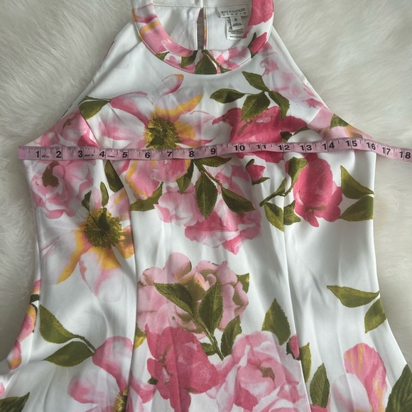 Enfocus studio dress. A-line. Flowers. Sleeveless. Midi - Picture 6 of 9